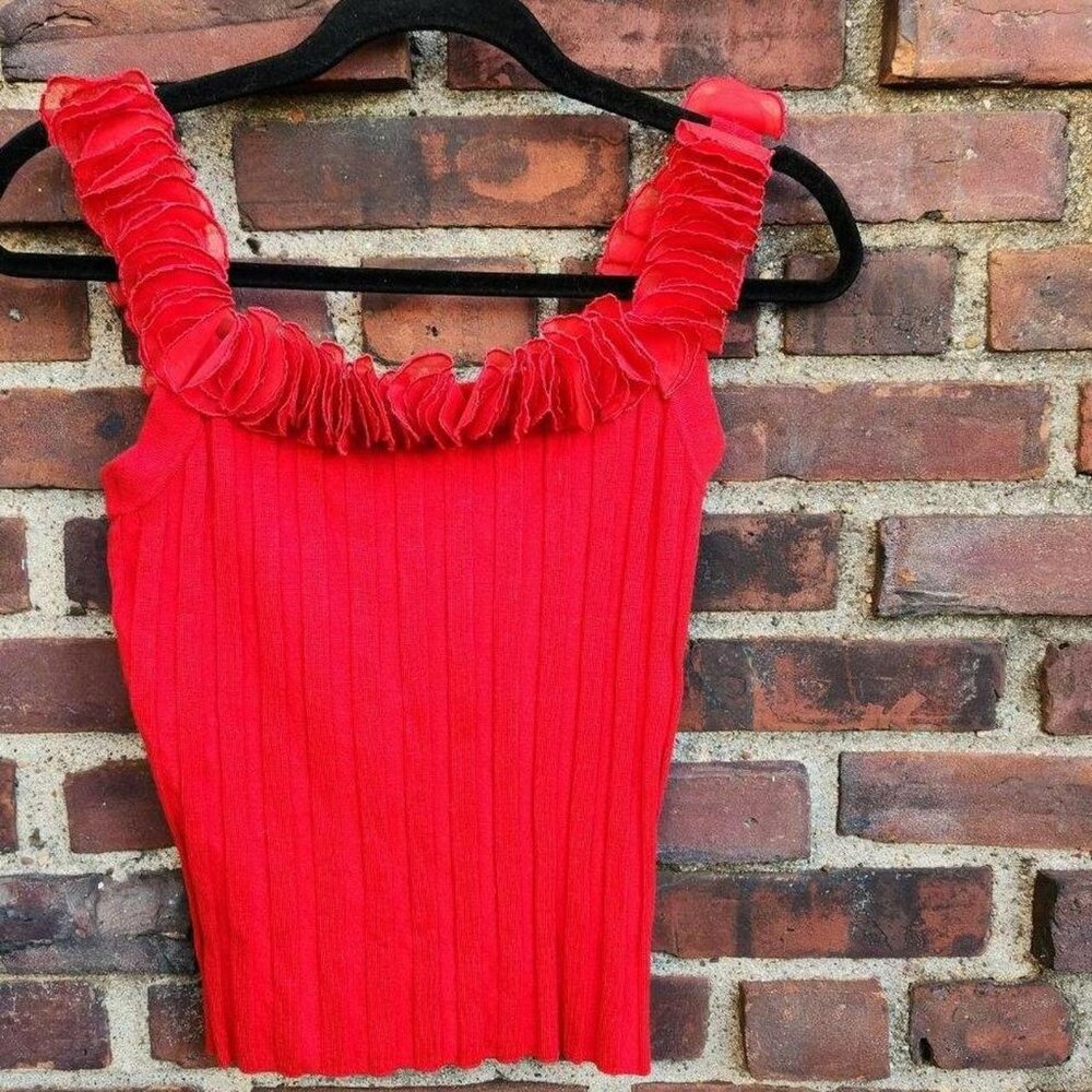 Y2k red tank top